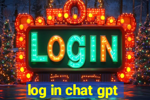 log in chat gpt